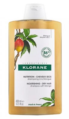 Купить klorane (клоран) шампунь для сухих и поврежденных волос манго, 400мл в Семенове