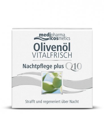 Купить медифарма косметик (medipharma cosmetics) olivenol vitalfrisch крем для лица ночной против морщин, 50мл в Семенове
