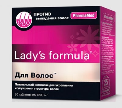 Купить lady's formula (леди-с формула) для волос, таблетки 30 шт бад в Семенове