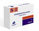 Купить атомоксетин канон, капсулы 18мг, 7 шт в Семенове