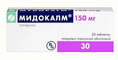 Купить мидокалм, таблетки, покрытые пленочной оболочкой 150мг, 30шт в Семенове