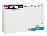 Купить эквапресс, капсулы с модифицированным высвобождением 10мг+1,5мг+20мг, 28 шт в Семенове