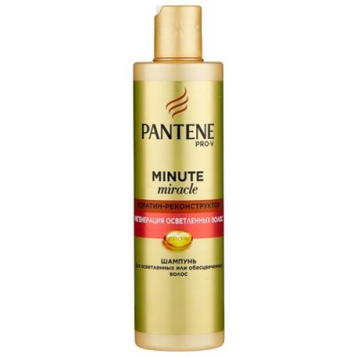 Купить pantene pro-v (пантин) шампунь minute miracle мицелярный регенерирующий для осветленных волос, 270 мл в Семенове