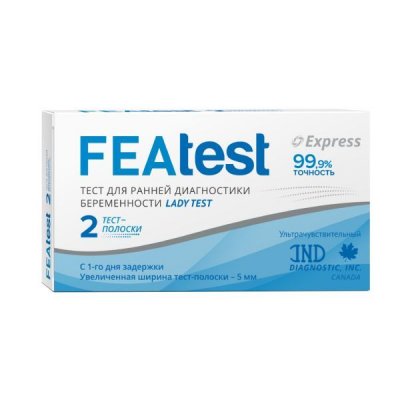 Купить тест для определения беременности featest (феатест), 2 шт в Семенове