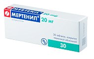 Купить мертенил, таблетки, покрытые пленочной оболочкой 20мг, 30 шт в Семенове