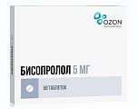 Купить бисопролол, таблетки, покрытые пленочной оболочкой 5мг, 50 шт в Семенове
