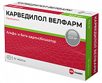 Купить карведилол велфарм, таблетки 12,5мг 30шт в Семенове