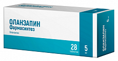 Купить оланзапин фармасинтез, таблетки 5мг 28шт в Семенове