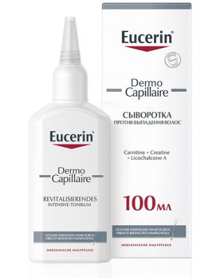 Купить eucerin dermo capillaire (эуцерин) сыворотка против выпадения волос 100 мл в Семенове