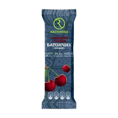 Купить racionika (рационика) сахар-контроль батончик со вкусом вишни, 50г в Семенове