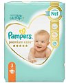 Купить pampers premium care (памперс) подгузники 3 миди 6-10кг, 74шт в Семенове