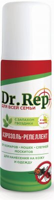 Купить dr.rep (доктор реп) аэрозоль от комаров и мошек, 150мл в Семенове