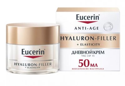 Купить eucerin hyaluron-filler+elasticity (эуцерин) крем для лица дневной 50 мл в Семенове