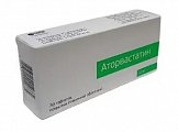 Купить аторвастатин, таблетки, покрытые пленочной оболочкой 10мг, 30 шт в Семенове