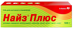 Купить найз плюс, гель для наружного применения 0,25 мг/г+50 мг/г+100 мг/г+10 мг/г, 100 г в Семенове