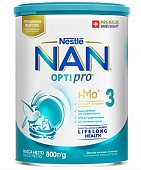 Купить nan optipro 3 (нан) смесь сухая для детей с 12 месяцев, 800г в Семенове