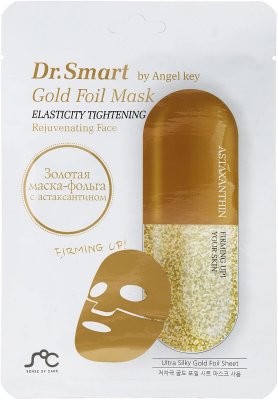 Купить dr. smart (др.смарт) by angel key маска тканевая для лица омолаживающая с астаксантином, 1 шт в Семенове