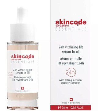 Скинкод Эссеншлс (Skincode Essentials) сыворотка для лица Ревитализирующая подтягивающая в масле 28мл