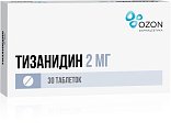 Купить тизанидин, таблетки 2мг, 30шт в Семенове