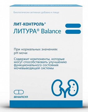 Лит-контроль Литура Balance, капсулы массой 692 мг 60 шт. БАД