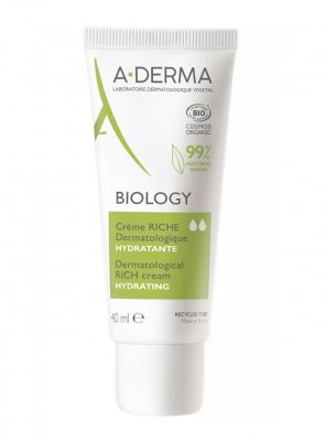 Купить a-derma biology (а-дерма) крем для хрупкой кожи лица и шеи насыщенный увлажняющий, 40мл в Семенове