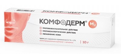 Купить комфодерм м2, крем для наружного применения 0,1%+2%, 10г в Семенове