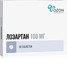 Купить лозартан, таблетки, покрытые пленочной оболочкой 100мг, 30 шт в Семенове