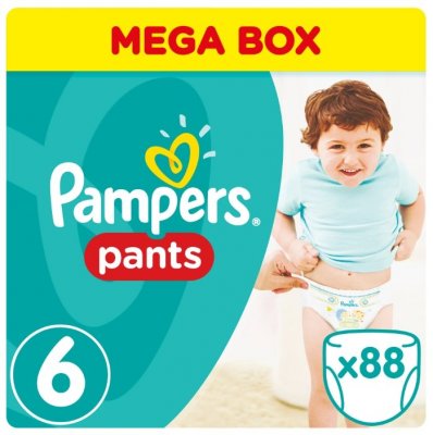 Купить pampers pants (памперс) подгузники-трусы 6 экстра лэдж 15+ кг, 88шт в Семенове
