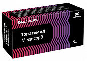 Купить торасемид медисорб, таблетки 5мг 90шт в Семенове