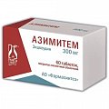 Купить азимитем, таблетки, покрытые пленочной оболочкой 300мг, 60 шт в Семенове