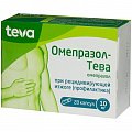 Купить омепразол-тева, капсулы кишечнорастворимые 10мг, 28 шт в Семенове