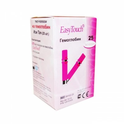 Купить тест-полоски easytouch (изи тач) гемоглобин, 25 шт в Семенове