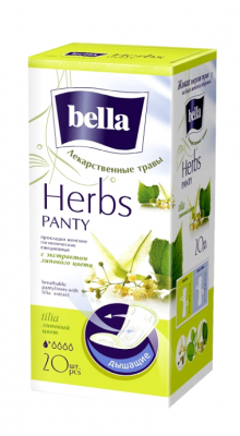 Купить bella (белла) прокладки panty herbes с экстрактом липового цвета 20 шт в Семенове