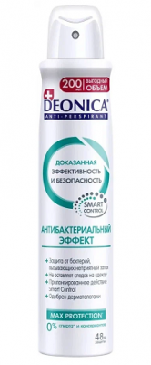 Купить deonica for women (деоника) антиперспирант антибактериальный эффект, спрей 200мл в Семенове