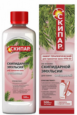Купить скипар скипидарная эмульсия для ванн смешанная нтв-03, 500мл в Семенове