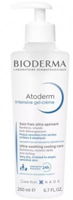 Купить bioderma atoderm (биодерма атодерм) гель-крем для лица и тела интенсив 200мл в Семенове