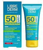 Купить librederm bronzeada (либридерм) крем солнцезащитный для лица матирующий spf50, 50мл в Семенове