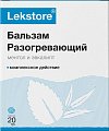 Купить lekstore (лекстор), бальзам для тела с ментолом и эвкалиптом с разогревающим эффектом, банка 20г в Семенове