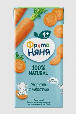 Купить фрутоняня нектар морк.с мяк. 200мл (лебедянский оао экз, россия) в Семенове