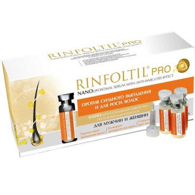 Купить rinfoltil (ринфолтил) про нанолипосомальная сыворотка против выпадения волос для женщин и мужчин, 30 шт в Семенове