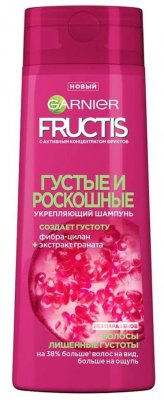 Купить garnier fructis (гарньер фруктис) шампунь для укрепления волос густые и роскошные, 250мл в Семенове
