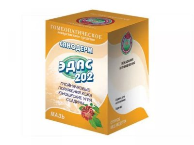 Купить эдас-202 санодерм, мазь для наружного применения гомеопатическая, 25г в Семенове