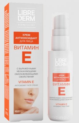 Купить librederm витамин е (либридерм) крем-антиоксидант для лица, 50мл в Семенове