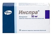 Купить инспра, таблетки, покрытые пленочной оболочкой 50мг, 30 шт в Семенове