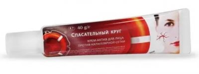 Купить спасательный круг, крем-актив для лица против капилярной сетки, 40г в Семенове