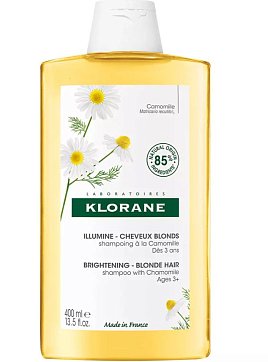 Klorane (Клоран) Шампунь с экстрактом ромашки для светлых волос, Chamomile Shampoo 3+, 400 мл