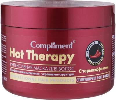 Купить complimen hot therapy (комплимент) маска для волос интенсивная с термоэффектом, 500мл в Семенове