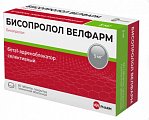 Купить бисопролол велфарм, таблетки покрытые пленочной оболочкой 5 мг, 60 шт в Семенове