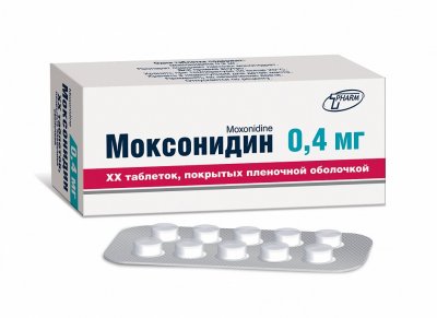 Купить моксонидин, таблетки, покрытые пленочной оболочкой 0,4мг 30 шт в Семенове