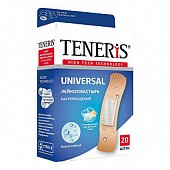Купить пластырь teneris universal (тенерис) бактерицидный ионы ag полимерная основа, 20 шт в Семенове